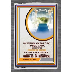THE WILL OF MY FATHER    Bible Scriptures on Love frame   (GWEXALT5065)   