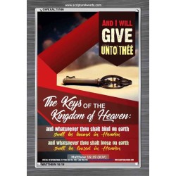 WHATSOEVER THOU SHALT BIND ON EARTH   Printable Bible Verses to Framed   (GWEXALT5166)   "25x33"