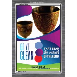 BE YE CLEAN   Acrylic Frame Picture   (GWEXALT5294)   