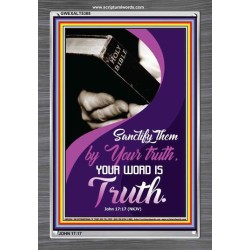 YOUR WORD IS TRUTH   Bible Verses Framed for Home   (GWEXALT5388)   "25x33"