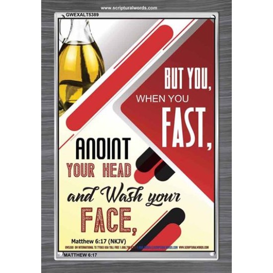 WHEN YOU FAST   Printable Bible Verses to Frame   (GWEXALT5389)   