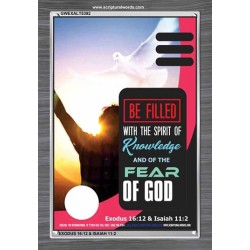 BE FILLED WITH THE SPIRIT OF KNOWLEDGE   Printable Bible Verses to Framed   (GWEXALT5392)   