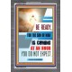 BE READY FOR THE SON OF MAN   Christian Frame Art   (GWEXALT5433)   