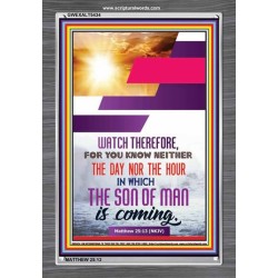 WATCH THEREFORE   Christian Framed Wall Art   (GWEXALT5434)   "25x33"