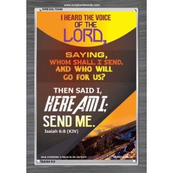 THE VOICE OF THE LORD   Scripture Wooden Frame   (GWEXALT5440)   