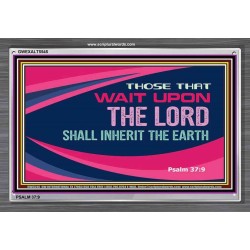 WAIT UPON THE LORD   Business Motivation Art   (GWEXALT5545)   "33x25"