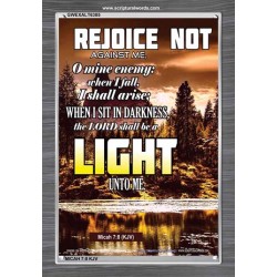 A LIGHT   Scripture Art Acrylic Glass Frame   (GWEXALT6385)   