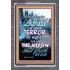 THE TERROR BY NIGHT   Printable Bible Verse to Framed   (GWEXALT6421)   "25x33"