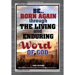 BE BORN AGAIN   Bible Verses Poster   (GWEXALT6496)   