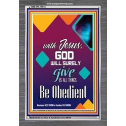 BE OBEDIENT   Scriptural Portrait Acrylic Glass Frame   (GWEXALT6543)   