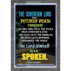THE SOVEREIGN LORD   Framed Office Wall Decoration   (GWEXALT6615)   