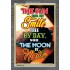THE SUN SHALL NOT SMITE THEE   Biblical Paintings Acrylic Glass Frame   (GWEXALT6656)   "25x33"