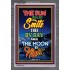 THE SUN SHALL NOT SMITE THEE   Christian Paintings Acrylic Glass Frame   (GWEXALT6657)   "25x33"