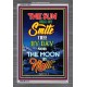 THE SUN SHALL NOT SMITE THEE   Christian Paintings Acrylic Glass Frame   (GWEXALT6657)   