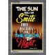 THE SUN SHALL NOT SMITE THEE   Contemporary Christian Art Acrylic Glass Frame   (GWEXALT6658)   