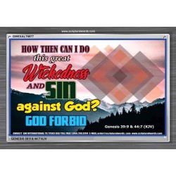 SIN   Framed Bible Verse Online   (GWEXALT6677)   