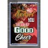 BE OF GOOD CHEER   Bible Verse Picture Frame Gift   (GWEXALT6680)   "25x33"