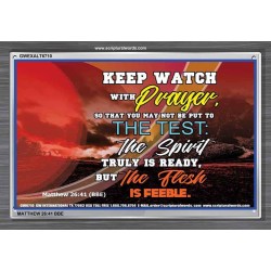 WATCH AND PRAY   Custom Biblical Painting   (GWEXALT6710)   "33x25"