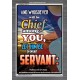 BE A SERVANT   Bible Verses Framed for Home Online   (GWEXALT6712)   