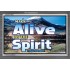 ALIVE BY THE SPIRIT   Framed Guest Room Wall Decoration   (GWEXALT6736)   "33x25"