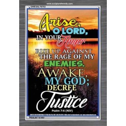 ARISE O LORD   Scripture Wood Frame    (GWEXALT6753)   