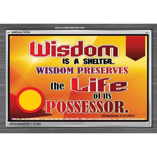 WISDOM   Framed Bible Verse   (GWEXALT6782)   