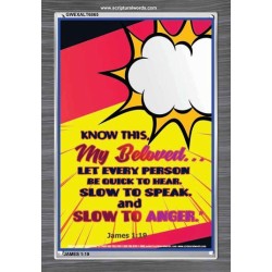BE SLOW TO ANGER   Bible Verses    (GWEXALT6865)   