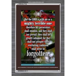 A MIGHTY TERRIBLE ONE   Bible Verse Frame for Home Online   (GWEXALT724)   "25x33"