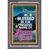 BE BLESSED   Bible Verses Framed Art Prints   (GWEXALT7263)   "25x33"