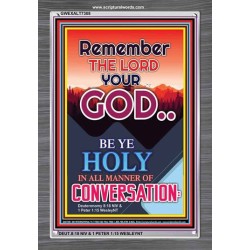 BE HOLY IN ALL CONVERSATION   Scripture Art Prints   (GWEXALT7308)   