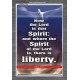 THE SPIRIT OF THE LORD GIVES LIBERTY   Scripture Wall Art   (GWEXALT732)   