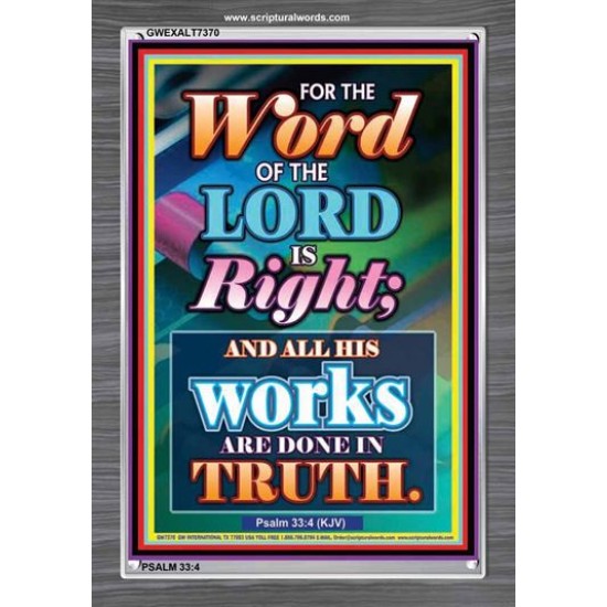 WORD OF THE LORD   Contemporary Christian poster   (GWEXALT7370)   