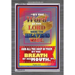 WORD OF THE LORD   Framed Hallway Wall Decoration   (GWEXALT7384)   