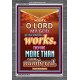 YOUR WONDERFUL WORKS   Scriptural Wall Art   (GWEXALT7458)   