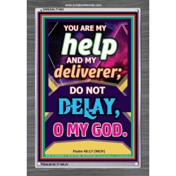 YOU ARE MY HELP   Frame Scriptures Dcor   (GWEXALT7463)   "25x33"