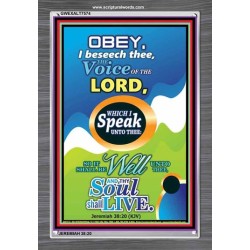 THE VOICE OF THE LORD   Contemporary Christian Poster   (GWEXALT7574)   