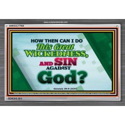 SIN   Bible Verse Frame for Home   (GWEXALT7585)   