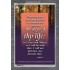 BE ABOVE AND NOT BENEATH   Encouraging Bible Verse Frame   (GWEXALT761)   "25x33"