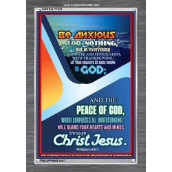 BE ANXIOUS FOR NOTHING   Bible Verse Art Prints   (GWEXALT7620)   