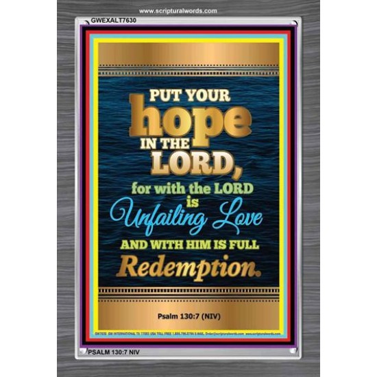 UNFAILING LOVE   Bible Scriptures on Love frame   (GWEXALT7630)   