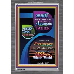 THE PROPITIATION FOR OUR SINS   Bible Verses Poster   (GWEXALT7781)   