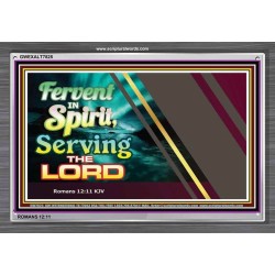 SERVE THE LORD   Christian Quotes Framed   (GWEXALT7825)   