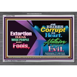 ABSTAIN FROM ALL APPEARANCE OF EVIL Bible Verses to Encourage  frame   (GWEXALT7862)   
