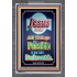 ALL THINGS ARE POSSIBLE   Bible Verses Wall Art Acrylic Glass Frame   (GWEXALT7932)   "25x33"