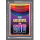 BE GRATEFUL TO GOD   Scripture Art Acrylic Glass Frame   (GWEXALT8002)   