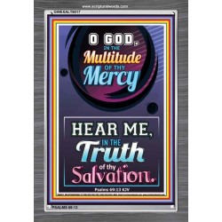 TRUTH OF THY SALVATION   Framed Bible Verses   (GWEXALT8017)   "25x33"