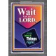 WAIT FOR THE LORD   Framed Scriptural Dcor   (GWEXALT8069)   