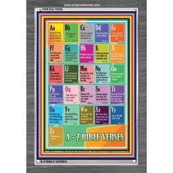 A-Z BIBLE VERSES   Christian Quote Framed   (GWEXALT8088)   