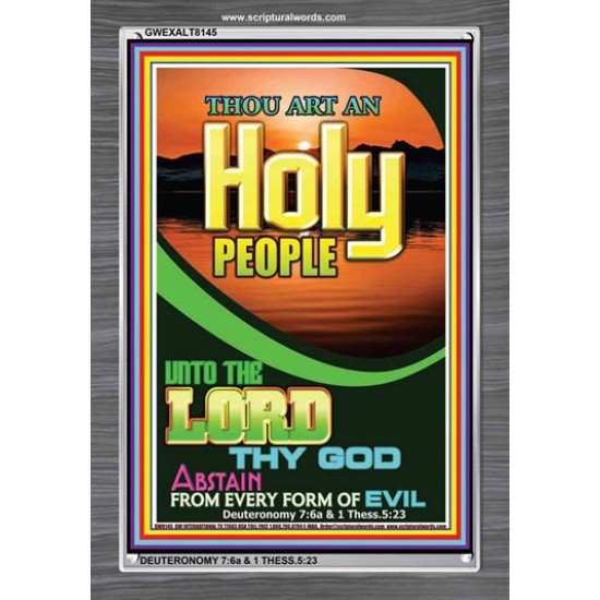 BE HOLY   Bible Verse Acrylic Glass Frame   (GWEXALT8145)   
