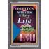 THE WAY TO LIFE   Scripture Art Acrylic Glass Frame   (GWEXALT8200)   "25x33"